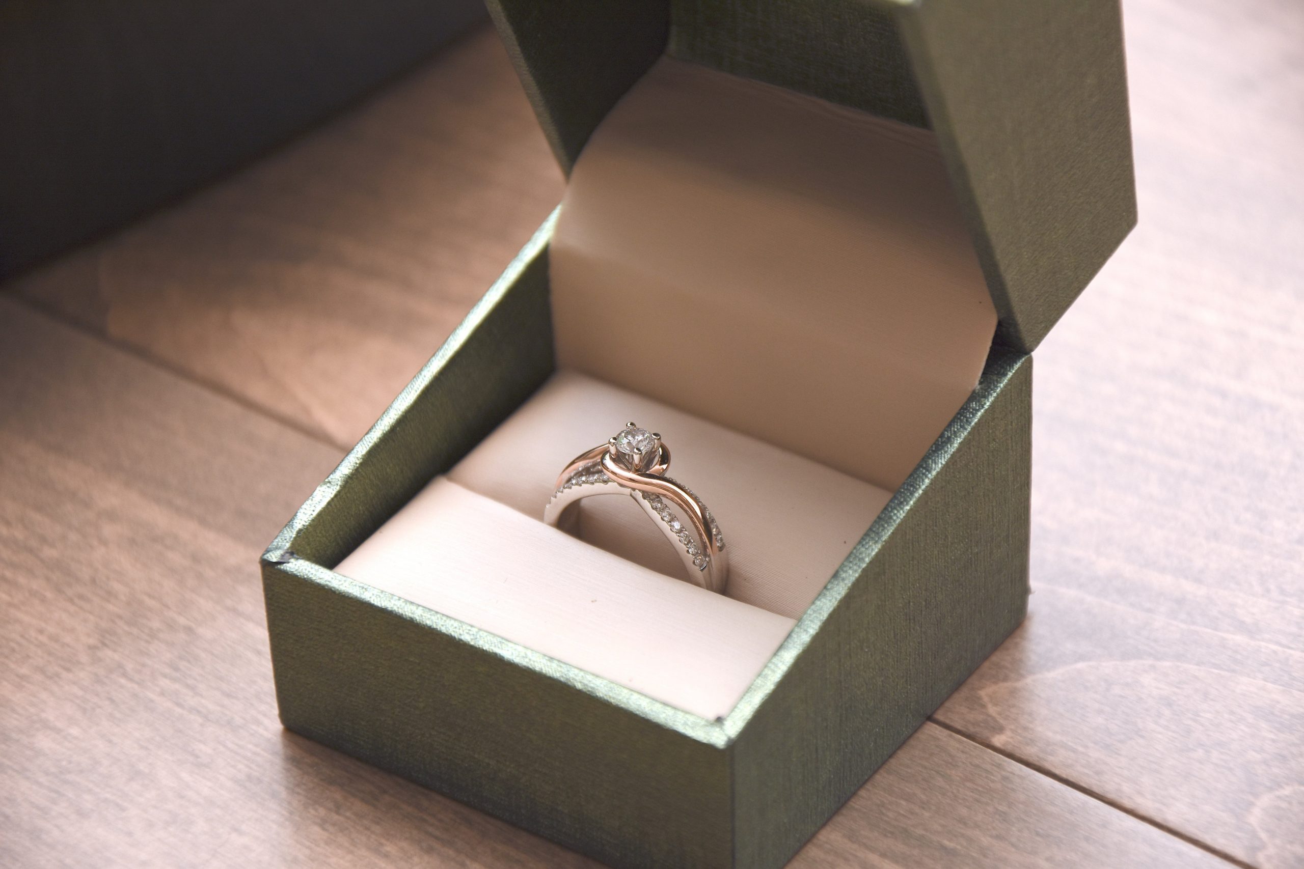 Polish the Jewellery jewellery photography; Ring in a box